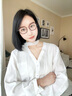 派麗蒙近視眼鏡超輕美拉德新款男可配度數防藍光眼鏡架女款85133 R1 透明酒紅-咖銀 單鏡框【配鏡更劃算】 曬單實(shí)拍圖