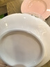 SUCCOHOMEWARE小清新花卉咖啡杯碟套裝 ins風復古馬克杯陶瓷杯子新婚送閨蜜禮物 風鈴粉(一杯一碟) 曬單實拍圖