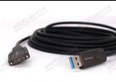 洛克康 usb3.0 A轉(zhuǎn)Micro B AOC工業(yè)相機(jī)有源光纖線纜1000萬(wàn)次拖鏈cable 兼容海康大華大恒BALSER 15米 曬單實(shí)拍圖