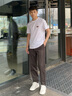 Calvin KleinJeans25春夏新款男士復(fù)古ck皮革拼接厚底小白鞋板鞋禮物YM01198 01W-白色/黑色 41 曬單實(shí)拍圖