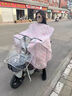 浪漫美西電動(dòng)車擋風(fēng)被夏季全包防曬遮陽罩小型電瓶車防風(fēng)擋雨四季通用新款 反光【全包開叉+坐墊】睡夢小兔 曬單實(shí)拍圖
