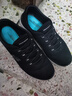 斯凱奇（Skechers）女鞋夏季2025新款休閑網(wǎng)面一腳蹬穿脫運動鞋軟底媽媽鞋中年老人鞋 黑色/白色-BKW 37 曬單實拍圖