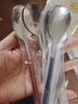 美克杰韓式勺子不銹鋼湯勺餐具家用調羹兒童飯勺套裝 ins韓版長(cháng)柄勺子【混色裝】 【5支巨劃算】限購1件 曬單實(shí)拍圖