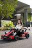WORK BABY兒童卡丁車電動(dòng)可漂移F1玩具汽車可坐小孩大人親子遙控車生日禮物 E紅款可拆卸24v大電瓶+觸摸屏+伸縮+漂移 雙驅(qū)動(dòng) 曬單實(shí)拍圖
