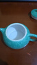 景德鎮陶瓷泡茶壺創(chuàng  )意中式手工扒花顏色釉漸變功夫茶具茶水分離泡茶器 扒花茶壺-幽暗 曬單實(shí)拍圖