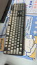 狼蛛（AULA）F2088pro機械鍵盤有線電競游戲辦公臺式筆記本青茶軸側(cè)刻套裝有線鼠標(biāo)音響電競套裝 【微塵灰】單鍵盤-贈磁吸上蓋+超大桌墊 青軸 曬單實拍圖