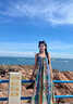 萬(wàn)欣兒海邊度假吊帶連衣裙子女2025年夏季新款法式復(fù)古碎花氣質(zhì)沙灘長(zhǎng)裙 花色波西米亞民族 M 45/55kg 曬單實(shí)拍圖