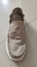 百麗（Belle）透氣休閑布鞋男2025新款商場(chǎng)同一腳蹬布鞋8RW01BM5 米色 42 (260mm) 曬單實(shí)拍圖