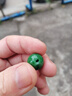 頂盈 祖母綠翡翠干青散珠 玉石項鏈手鏈隔珠 多寶手串配件diy配飾 6 曬單實(shí)拍圖
