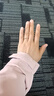 MZMZ莫比烏斯環(huán)交織愛鉑金戒指一對素戒生日情人節(jié)禮物送女友 閉口/刻字輕奢款：金線纏繞對戒 曬單實拍圖