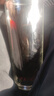 ZSR高端鋼化玻璃杯摔不碎的大號套裝防爆男女隨手保溫出差過(guò)濾泡 【銀色】一鍵開(kāi)蓋一鍵開(kāi) 550ml 曬單實(shí)拍圖