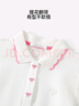 英氏（YEEHOO）女童t恤兒童短袖polo衫夏季休閑風(fēng)女孩上衣夏裝透氣新款中大童裝 莫奈花叢白色 【5A抗菌】 cm 170 【順豐包郵&極速達(dá)】 曬單實拍圖