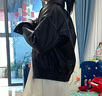 UR2025春季新款女裝摩登復(fù)古肌理感翻領(lǐng)廓形外套UYU150002 黑色 (偏寬松) S 曬單實(shí)拍圖