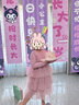 富羅迷女童連衣裙兒童公主裙針織網(wǎng)紗拼接款裙子中小童女孩 粉紅色 140  曬單實拍圖