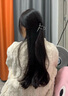 向晚發(fā)夾發(fā)卡高級感蝴蝶結抓夾女發(fā)量少后腦勺半扎發(fā)夾鯊魚(yú)夾外出發(fā)飾 曬單實(shí)拍圖