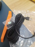 原奘行車記錄儀電源線插頭USB口轉MINI USB充電線T型V3口導航儀連接線 mini接口【3.5米  右彎】固定夾 曬單實拍圖