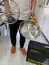 Remiso德國品牌平底鍋牛排煎鍋家用無涂層純鈦炒鍋不易沾鍋電磁爐燃?xì)庠?帶蓋鈦煎鍋 28cm 曬單實(shí)拍圖