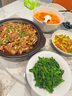 漢茗高顏值景德鎮(zhèn)碗碟套裝家用輕奢喬遷骨瓷餐具碗筷菜盤飯碗自由組合 8英寸深盤 曬單實拍圖