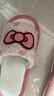 果殼（Gukoo）拖鞋女春夏HelloKitty聯(lián)名新款平底女士居家亞麻拖鞋 HelloKitty拖鞋 40-41 曬單實(shí)拍圖
