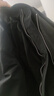 太平鳥男裝羽絨服美式棒球領(lǐng)冬季飛行夾克防寒外套潮 黑色 L  曬單實拍圖