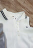 TOMMY HILFIGER【無(wú)袖百褶】25夏季女度假風(fēng)收腰鑲邊長(cháng)裙POLO裙連衣裙45167 白色YBL L 曬單實(shí)拍圖