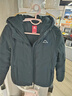 Kappa羽絨服女連帽防寒保暖外套加厚秋冬K0A82YY05 黑色-990 S （成人） 曬單實(shí)拍圖