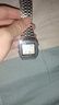 卡西歐（CASIO）日本手表男女款學(xué)生經(jīng)典復(fù)古方塊小金表防水A178WGA-1A 電子表 A500WA-1銀帶黑盤(pán) 曬單實(shí)拍圖