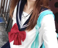 蜜樂(lè )奇JK制服水手服學(xué)院風(fēng)基礎款夏季海軍領(lǐng)學(xué)院風(fēng)紺領(lǐng)白三本一整套裝女 【三本短袖】+酒紅蝴蝶結 M 【建議90-110斤】 曬單實(shí)拍圖