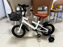 【京東物流】?jī)和孕熊?chē)帶輔助輪兒童輕便腳踏車(chē)2-9歲單車(chē)自行車(chē) 中國(guó)紅+輻條輪 （普通輔助輪） 12寸推薦85-105厘米 曬單實(shí)拍圖