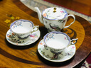 WEDGWOOD【魏大勛同款】幸運彩雀1壺2杯2碟骨瓷咖啡茶具咖啡壺咖啡杯套裝 幸運彩雀1壺2杯2碟套裝 曬單實拍圖