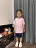 真維斯兒童運動套裝速干男童女童夏季訓練服中大童跑步薄款夏裝透氣童裝 藍 嘗試標簽X 140 曬單實拍圖