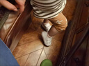 樂卡利白色兒童布鞋白球鞋男女中大童鞋小白鞋小學(xué)生體操表演鞋白布鞋 魔術(shù)貼帆布鞋32碼內(nèi)長20cm 曬單實(shí)拍圖