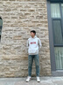 增致牛仔（ZENGZHI）【春季男款】牛仔褲男士寬松直筒哈倫褲破洞時尚百搭長褲子男 曬單實拍圖