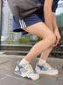 奢馳路易（SECHILOUIS）2024秋季新款板鞋女款時(shí)尚透氣網(wǎng)面運動(dòng)鞋氣質(zhì)百搭休閑厚底帆布鞋 米蘭(主圖款) 35 (225mm) 曬單實(shí)拍圖