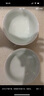 景德鎮(zhèn)（jdz）官方店正宗陶瓷影青純色6英寸面碗白瓷碗盤無鉛餐具套組喬遷禮物 國色天香6.5英寸面碗2個 曬單實拍圖