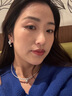 京蔻迪S925銀針粉色珍珠耳環(huán)女高感2025新款獨特絕美氣質(zhì)耳釘耳飾 粉光珍珠耳環(huán) 曬單實拍圖