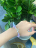 中國黃金（CHINA GOLD）鈴蘭花紫水晶手鏈女925銀水晶轉(zhuǎn)運珠手串七夕生日禮物女生送女友 紫水晶鈴蘭花手鏈【品牌禮盒】 曬單實拍圖