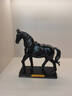 一匹駿馬黑色陶瓷十二生肖馬擺件瓷器黑馬擺件工藝飾品馬到成功辦公室桌面 款式一   小號-黑瓷 曬單實(shí)拍圖