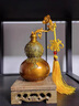 慕芳閣 全銅葫蘆擺件工藝品客廳酒柜玄關(guān)裝飾品喬遷新居搬新家新房禮物 中號如意葫蘆（11*9*18厘米） 曬單實(shí)拍圖