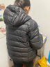 真維斯（JEANSWEST）羽絨服2025冬季連帽輕薄短款外套白鴨絨保暖舒適黑色S 曬單實(shí)拍圖