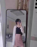 樂雅秀假兩件短裙褲女春夏季2025新款百搭高腰顯瘦包臀裙a字磨毛半身裙 粉色(有內(nèi)襯) M 建議95-105斤 曬單實拍圖