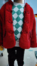 MQDMINI童裝兒童漢服男童年服套裝中小童喜慶唐裝 絨套裝紅 110  曬單實(shí)拍圖