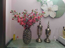 小電兜 XELECPOCKET絹花仿真花山茶花仿真花客廳餐桌花裝飾花干花花束插花擺設假花 山茶花深粉不含瓶 3支 曬單實(shí)拍圖
