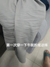 JAGR潮牌 休閑褲男2025薄款修身小腳褲彈力時尚長褲子男士西褲 淺灰色 31 偏小拍大一碼 曬單實拍圖