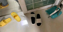 3AnGnI拖鞋男室內居家軟底輕彈加厚涼拖鞋女浴室洗澡防滑舒適情侶拖鞋 黑色 42-43 腳寬建議拍大1碼 曬單實(shí)拍圖