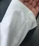 尚都比拉長(zhǎng)袖純棉t恤女春秋寬松顯瘦內(nèi)搭打底衫刺繡上衣 云白 M  曬單實(shí)拍圖
