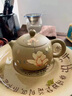 漢帝唐韻（HDTYUN）宜興紫砂壺原礦段泥名家許耀文手工泥繪玉蘭西施家用收藏茶壺茶具 款式一 250ml 曬單實(shí)拍圖