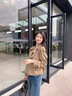 MeetMetro瑪依爾2025秋新款卡其色風(fēng)衣短外套女小個(gè)子巴恩風(fēng)休閑大衣 卡其【現貨閃電發(fā)】 S 曬單實(shí)拍圖