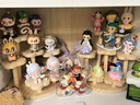 瑜品佳盲盒收納展示架娃娃架子分層木質(zhì)手辦收納香水玩具展示架三層階梯 花瓣手辦展示架 原木色 1個 曬單實拍圖