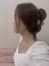 卡瑪倫（KAMALUN）發(fā)夾女后腦勺2025年新款花朵鯊魚(yú)夾高級(jí)感盤(pán)發(fā)發(fā)卡發(fā)抓發(fā)飾頭飾 花朵鯊魚(yú)夾【品牌禮盒】 曬單實(shí)拍圖